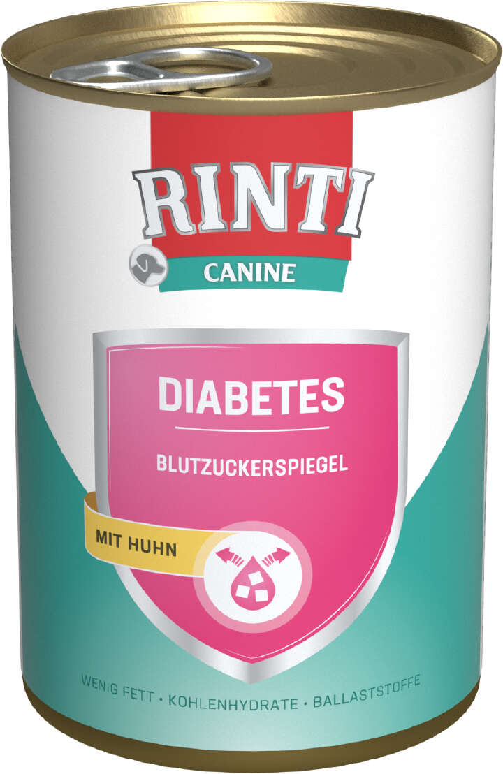 RINTI Hunde-Nassfutter Canine Diabetes Huhn